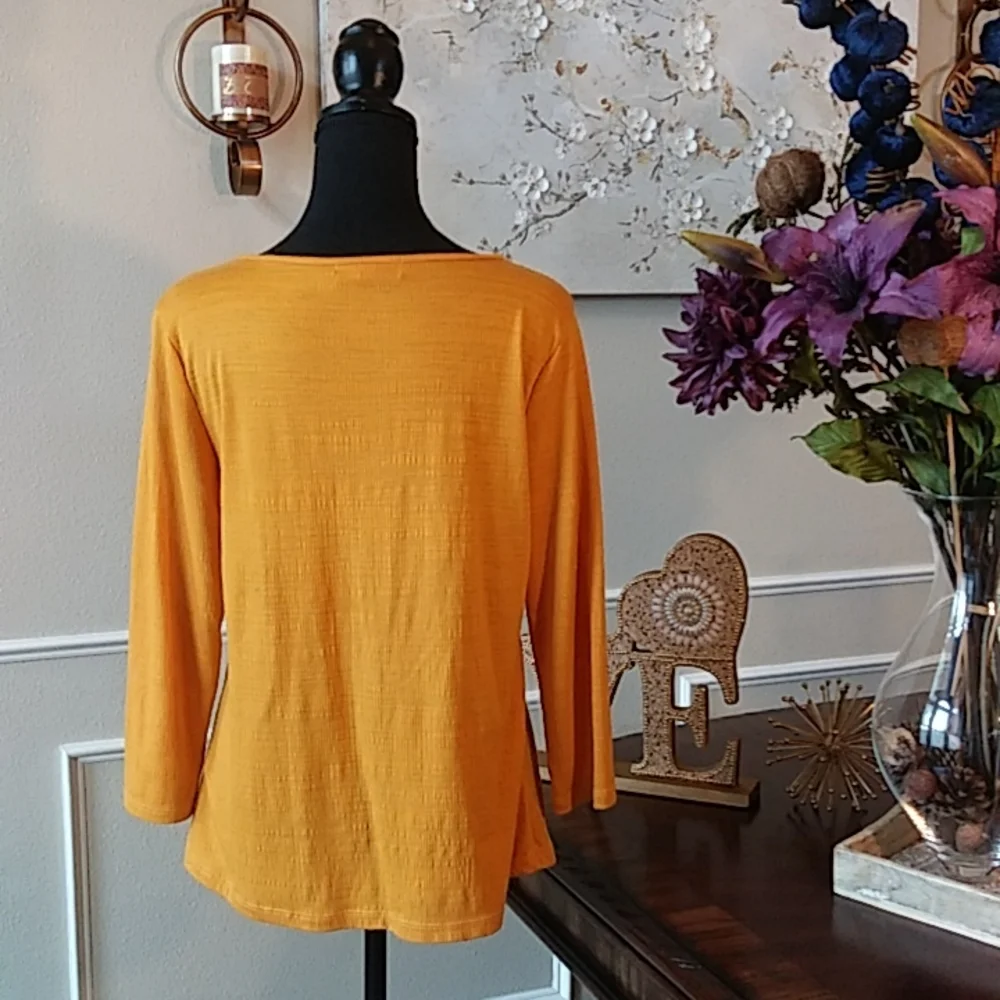 🍁🍂 Carolyn Taylor 3/4 Sleeves Tunic Top. Size S. 🍁🍂 - Picture 13 of 17